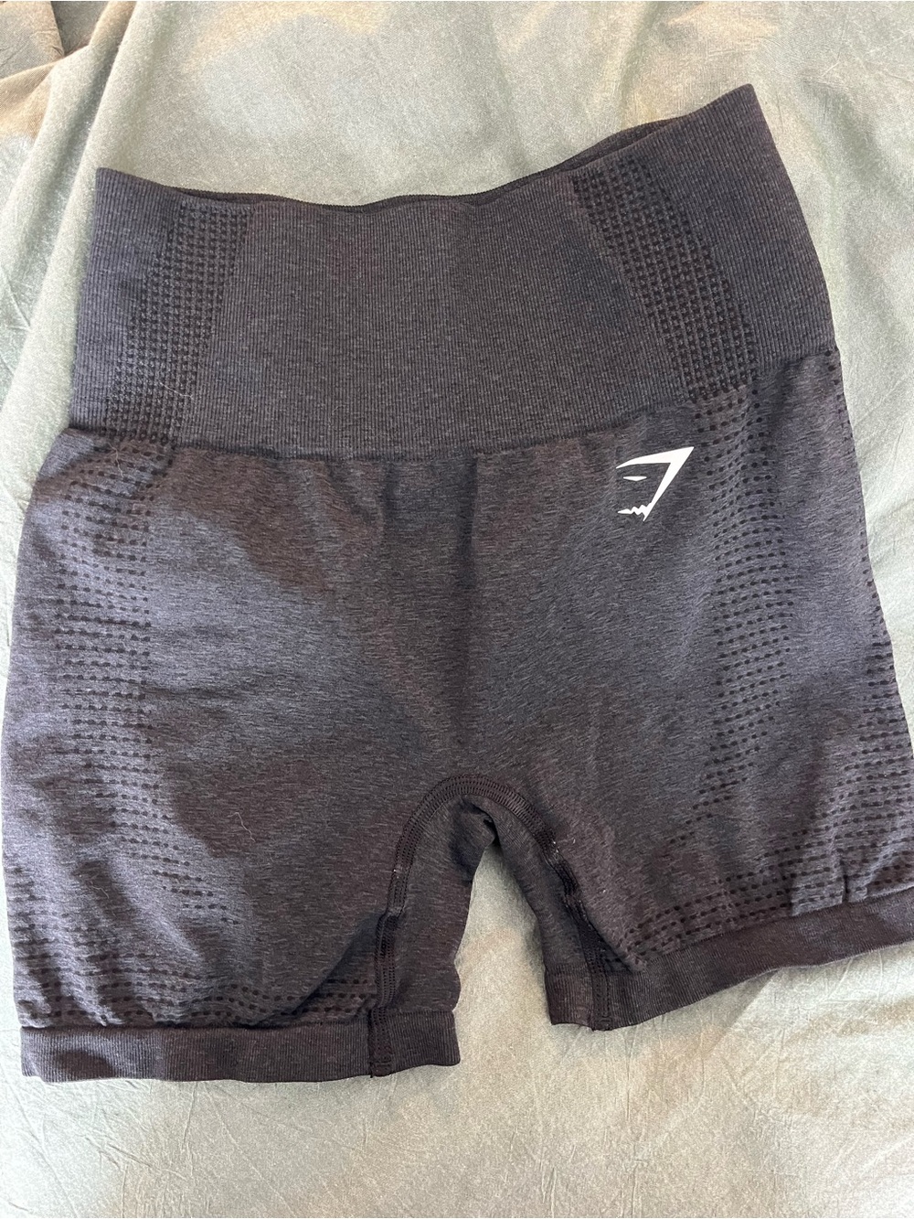 Gymshark Black Seamless High-Waist Bike Shorts